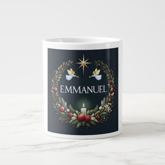 Emmanuel Christmas Engel Jumbo-Tasse (Vorderseite)