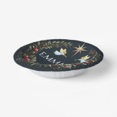 Emmanuel Christmas Engel Pappteller (Gewinkelt)