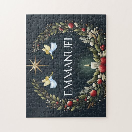Emmanuel Christmas Engel Puzzle (Vertikal)