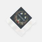 Emmanuel Christmas Engel Serviette (Ecke)