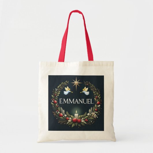 Emmanuel Christmas Engel Tragetasche (Vorne)