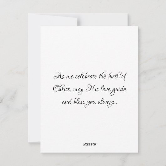 Emmanuel Feiertagskarte (Rückseite)