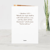 EMMANUEL God ist mit uns Bibel Weihnachten Zwei Fo (Rückseite)