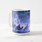 Emmanuel God Mit uns 15 oz Tasse (Vorderseite Links)
