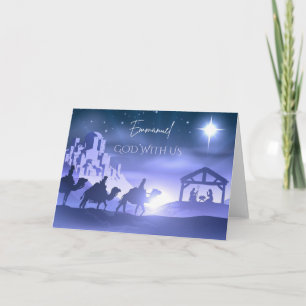Emmanuel God with Uns Christmas Card Karte