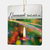 Emmanuel God With Uns Matthew 1:23 Weihnachtsbibel Keramikornament (Links)
