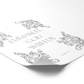 Emmanuel God with us Bible Verse Christmas Poster (Ecke)