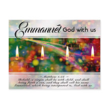 Emmanuel God with Us Matthew 1:23 Christmas Bibel