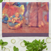 Emmanuel God with us Nativity Geschirrtuch (Gefaltet)