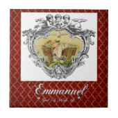 Emmanuel - Gott ist mit uns kundenspezifische Fliese (Vorderseite)