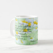 Emmanuel, Gott mit uns - Matthew 1:23 Kaffeetasse (Vorderseite Links)