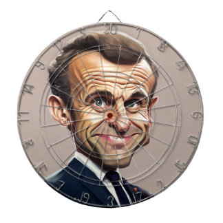 Emmanuel Macron Dartboard Dartscheibe