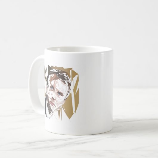 Emmanuel Macron Kaffeetasse (Vorderseite Links)