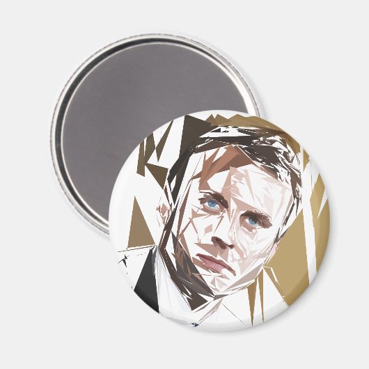 Emmanuel Macron Magnet (Vorderseite/Rückseite)