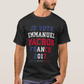 EMMANUEL MACRON T-Shirt (Vorderseite)