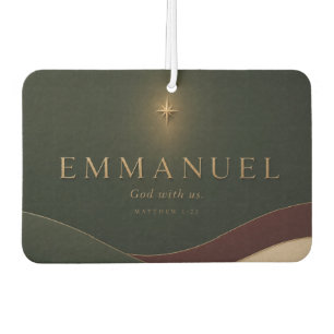 EMMANUEL Matthäus 1,23 Christlich Autolufterfrischer
