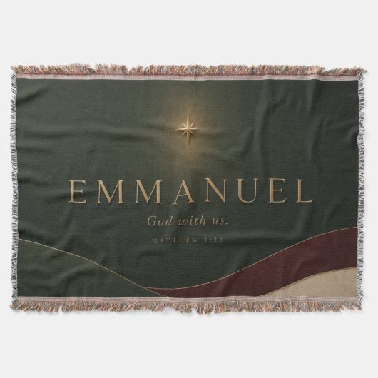 EMMANUEL | Matthäus 1,23 Christlich Decke (Vorderseite)