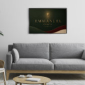 EMMANUEL | Matthäus 1,23 Christlich Poster