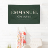 EMMANUEL | Matthäus 1:23 | Weihnachten Banner (Insitu)