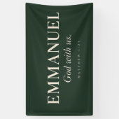 EMMANUEL | Matthäus 1:23 | Weihnachten Banner (Vertikal)