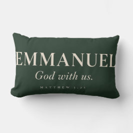 EMMANUEL | Matthäus 1:23 | Weihnachten Lendenkissen