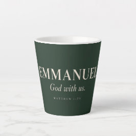 EMMANUEL | Matthäus 1:23 | Weihnachten Milchtasse
