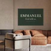 EMMANUEL | Matthäus 1:23 | Weihnachten Poster