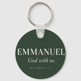 EMMANUEL | Matthäus 1:23 | Weihnachten Schlüsselanhänger