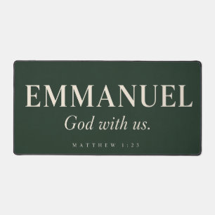 EMMANUEL Matthäus 1:23 Weihnachten Schreibtischunterlage
