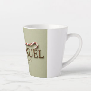 EMMANUEL Matthäus 1:23 Weihnachten Soft Sage Milchtasse
