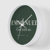 EMMANUEL | Matthäus 1:23 | Weihnachten Uhr (Winkel)