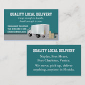 Emmanuel Moving Company Visitenkarte (Vorne/Hinten)