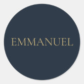EMMANUEL Navy  Christmas Sticker #3   (Vorderseite)