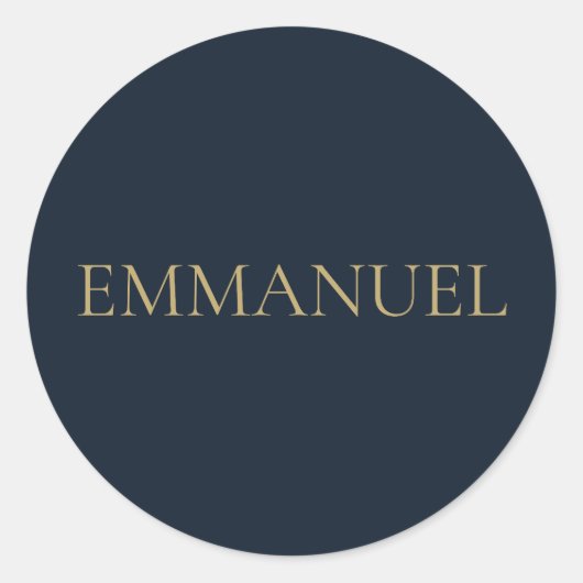 EMMANUEL Navy Christmas Sticker #3 (Vorderseite)