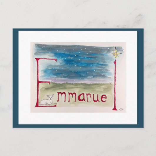 Emmanuel Postkarte (Vorderseite)