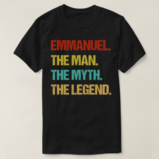 Emmanuel The Man The Myth The Legend Pullover (Design vorne)