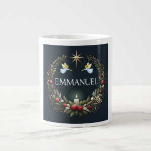 Emmanuel-Weihnachtsengel Jumbo-Tasse