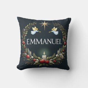 Emmanuel-Weihnachtsengel Kissen