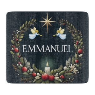 Emmanuel-Weihnachtsengel Schneidebrett