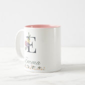 Emmas elegante rosa Tasse (Vorderseite Links)