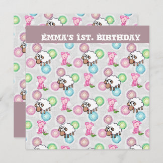 Emmas Geburtstagskarte Einladung