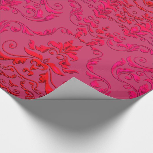 Emmas Sonntag Nachmittag Damast Geschenkpapier (Ecke)