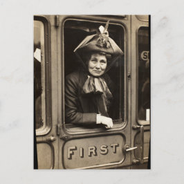 Emmeline Pankhurst Feminist und Suffragette Postkarte