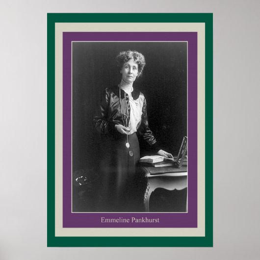 Emmeline Pankhurst Poster (Vorne)