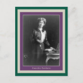 Emmeline Pankhurst Postkarte (Vorderseite)