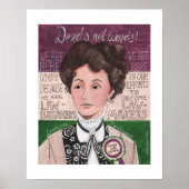 Emmeline Pankhurst | Stimmen für Frauen | Poster (Vorne)