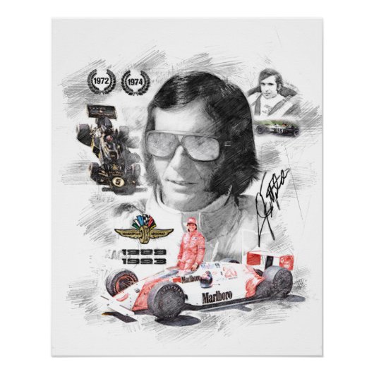 Emmerson Fittipaldi Poster (Vorderseite)