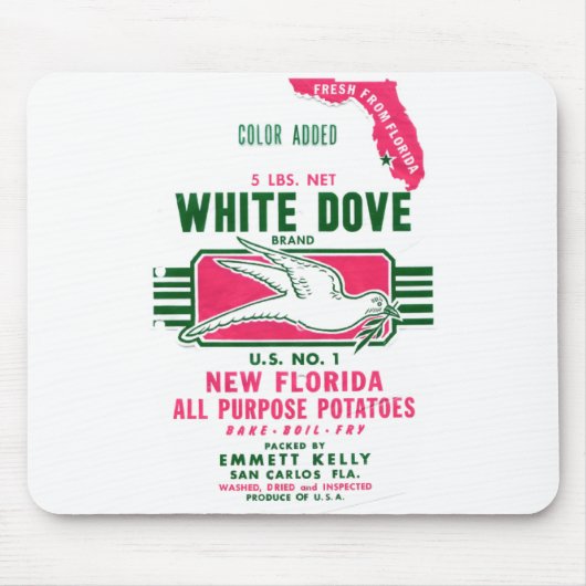 Emmett Kelly Kartoffeln Mousepad (Vorne)