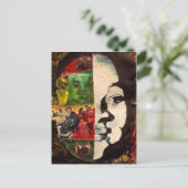 Emmett Till Abstract Collage Postcard Postkarte (Stehend Vorderseite)