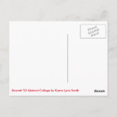 Emmett Till Abstract Collage Postcard Postkarte (Rückseite)